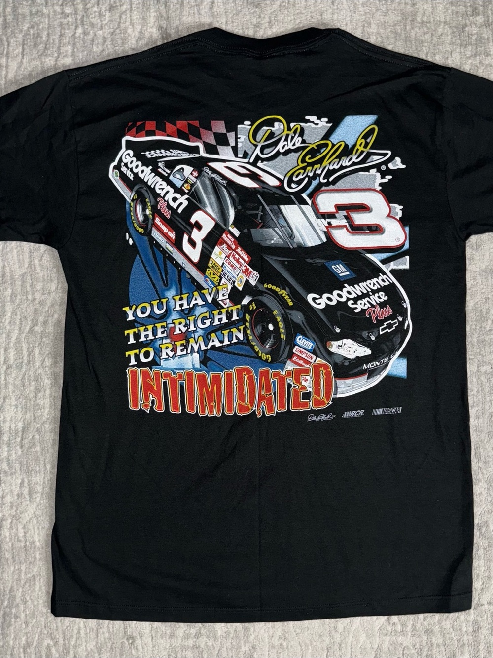 Vintage Winners Circle NASCAR Dale Earnhardt Shirt Size medium black Racing Car